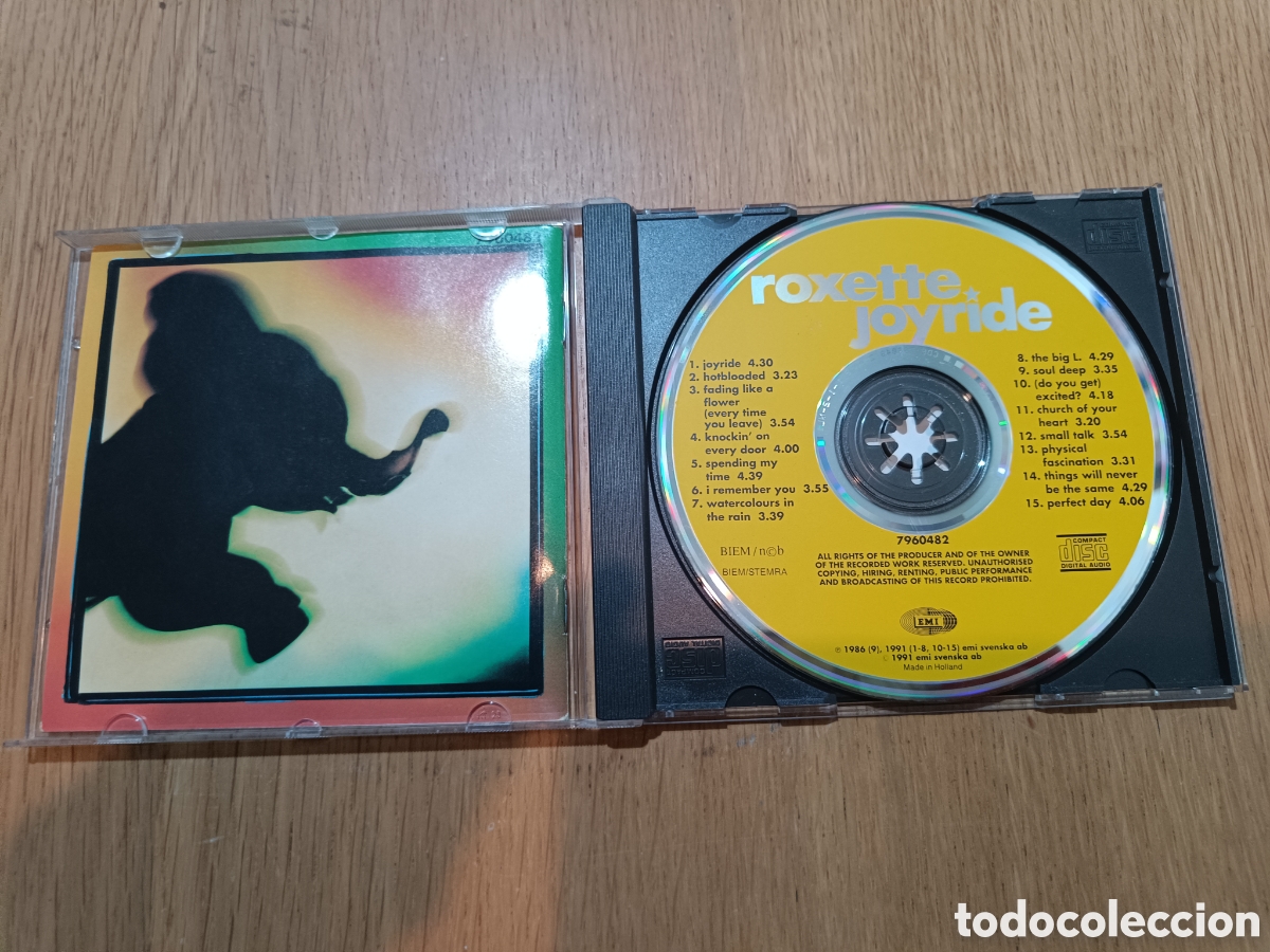 CDs de m&uacute;sica: Roxette CD Joyride (Holand) - Foto 3
