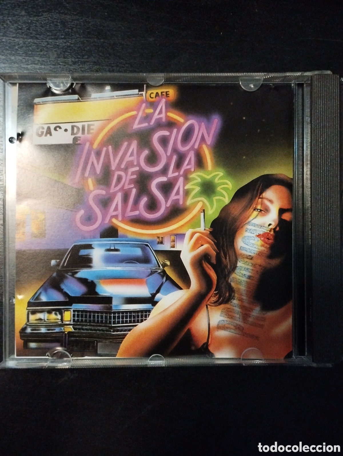 CDs de m&uacute;sica: La Invasi&oacute;n De La Salsa. 1994. CD, Compilation. Jazm&iacute;n &ndash; CD 70042 - Foto 2