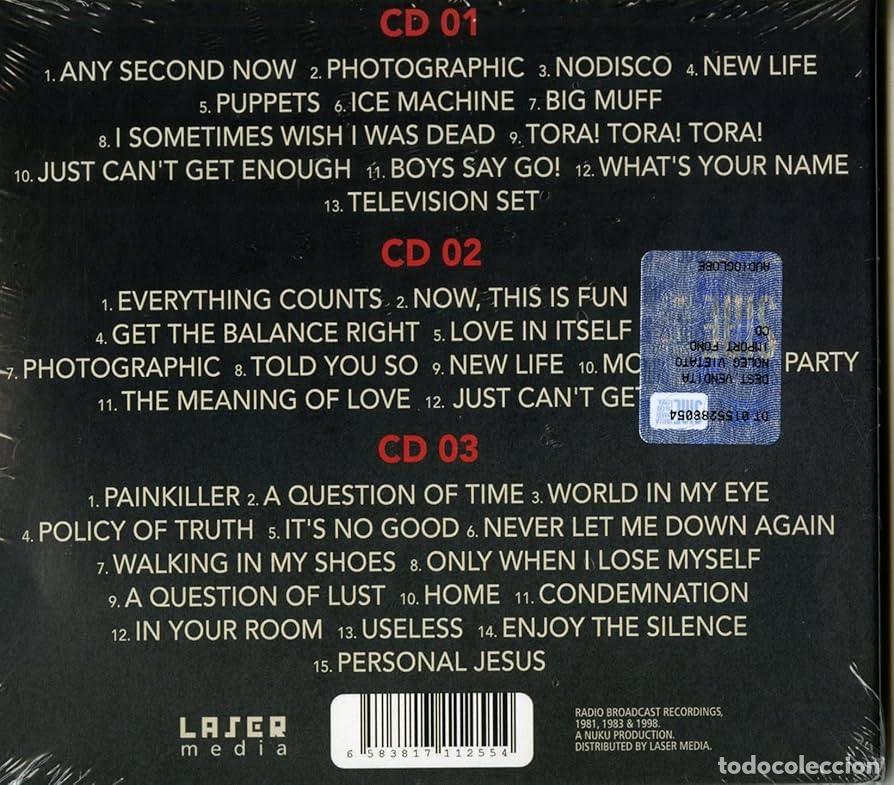 CDs de m&uacute;sica: 3 CDs DEPECHE MODE - Live Paris 1981 & More - Foto 2