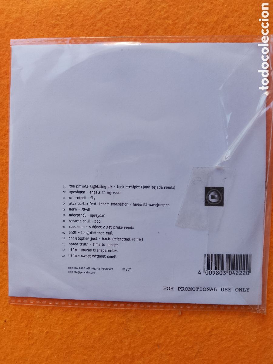 CDs de m&uacute;sica: Various - Pomelo 1994-2007 :: 13 Years . CD PROMO - Foto 2