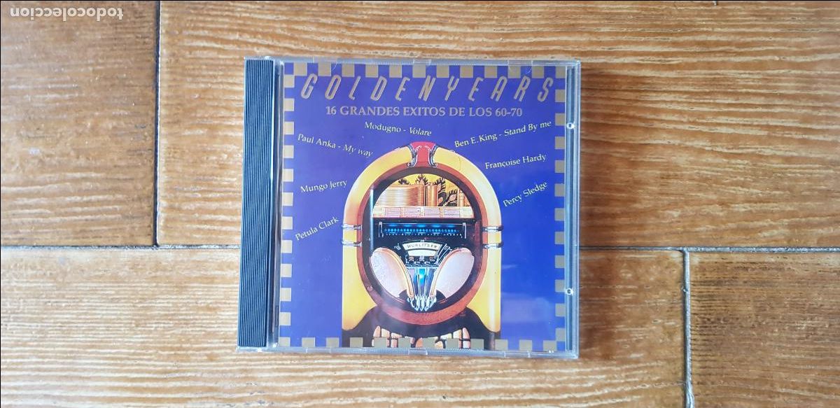 CDs de M&uacute;sica: CD GOLDEN YEARS GRANDES EXITOS DE LOS A&Ntilde;OS 60 70
