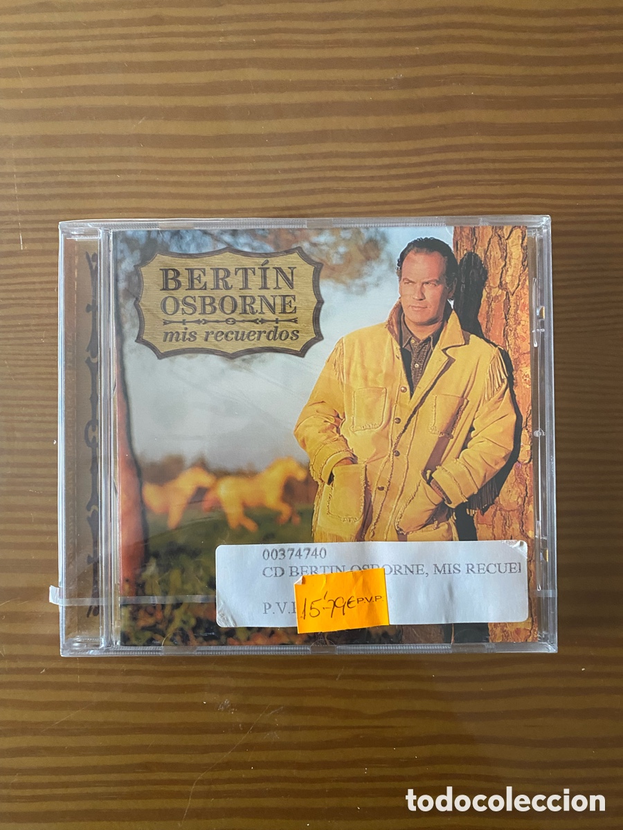 CDs de m&uacute;sica: Precintado !! CD de Bert&iacute;n Osborne &rdquo;Mis recuerdos&rdquo; - Foto 1