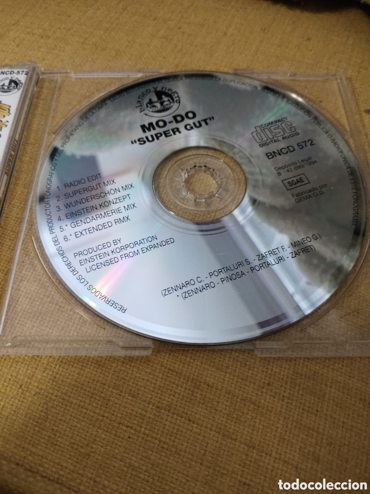 CDs de m&uacute;sica: Mo-Do&nbsp;&ndash;&nbsp;Super Gut Cd maxi single 1994 Espa&ntilde;a - Foto 2
