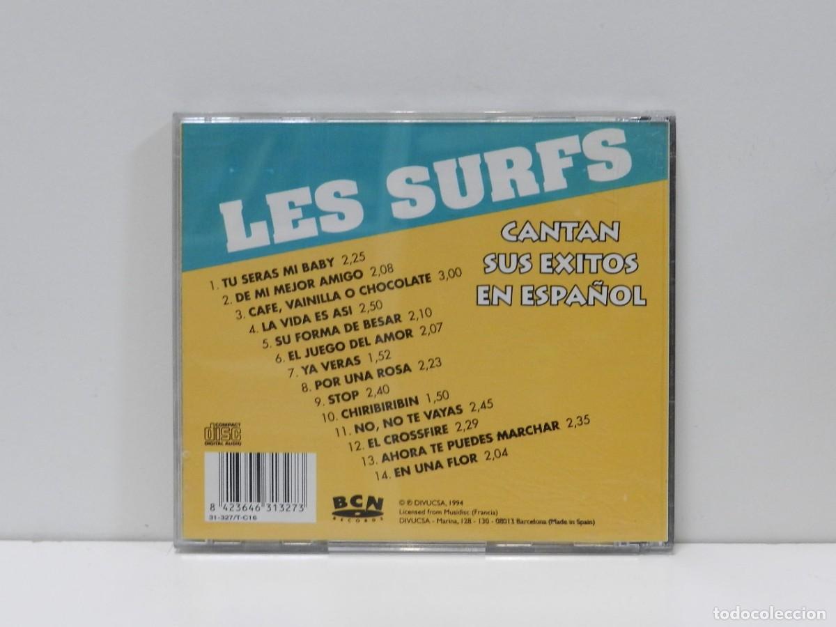 CDs de m&uacute;sica: DISCO CD. Les Surfs &ndash; Cantan Sus Exitos En Espa&ntilde;ol. COMPACT DISC. - Foto 2
