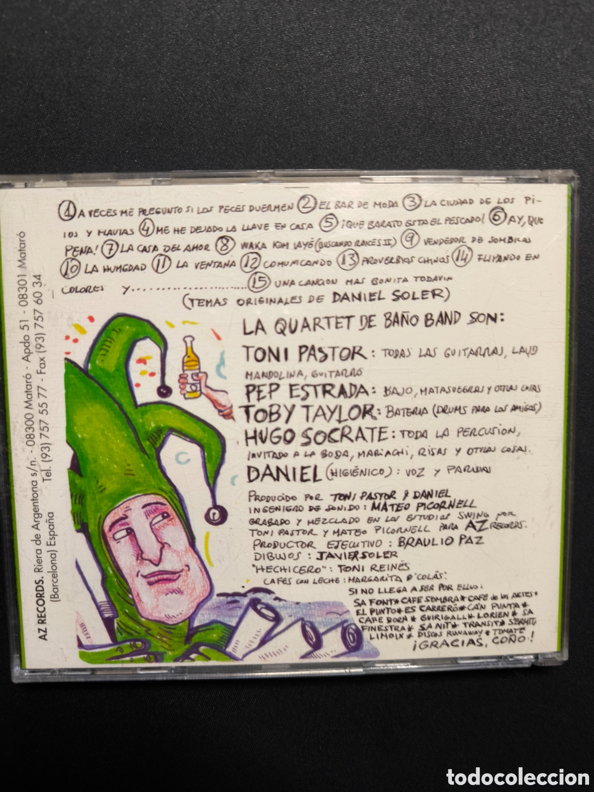 CDs de m&uacute;sica: Cd Daniel y la Quartet de Ba&ntilde;o Band. Flipando en Colores - Foto 2