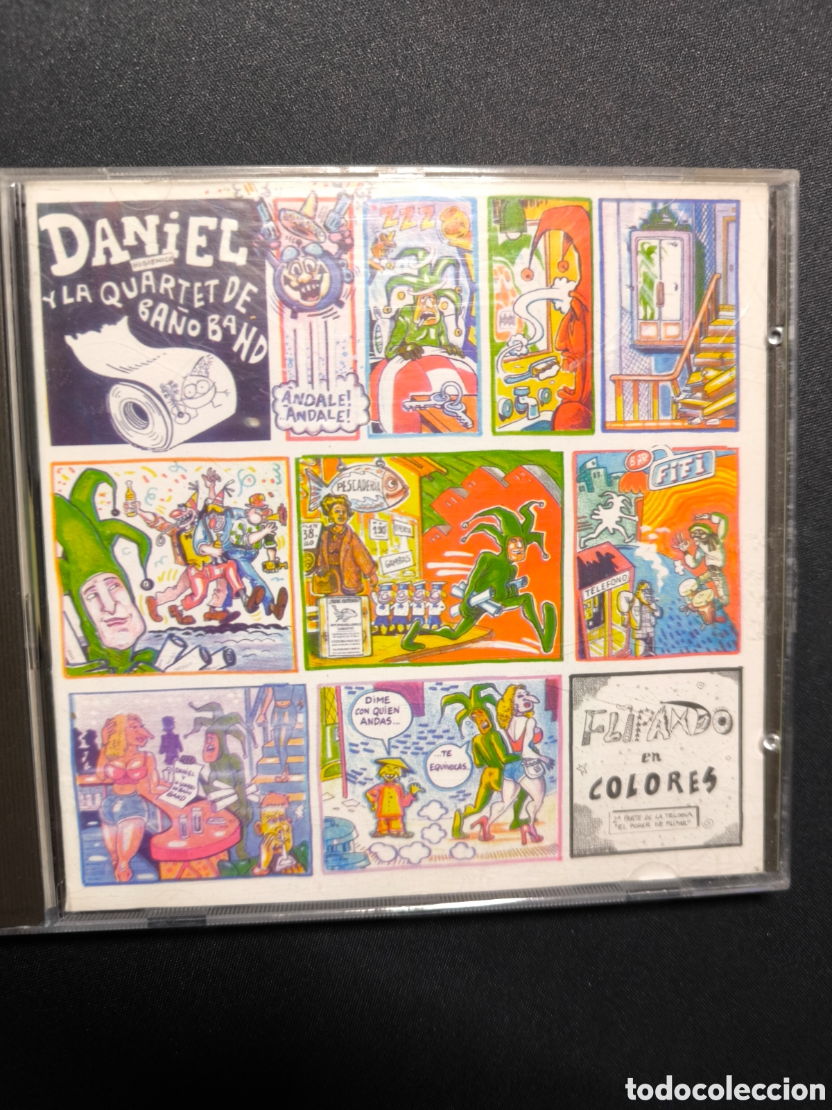 CDs de m&uacute;sica: Cd Daniel y la Quartet de Ba&ntilde;o Band. Flipando en Colores - Foto 1