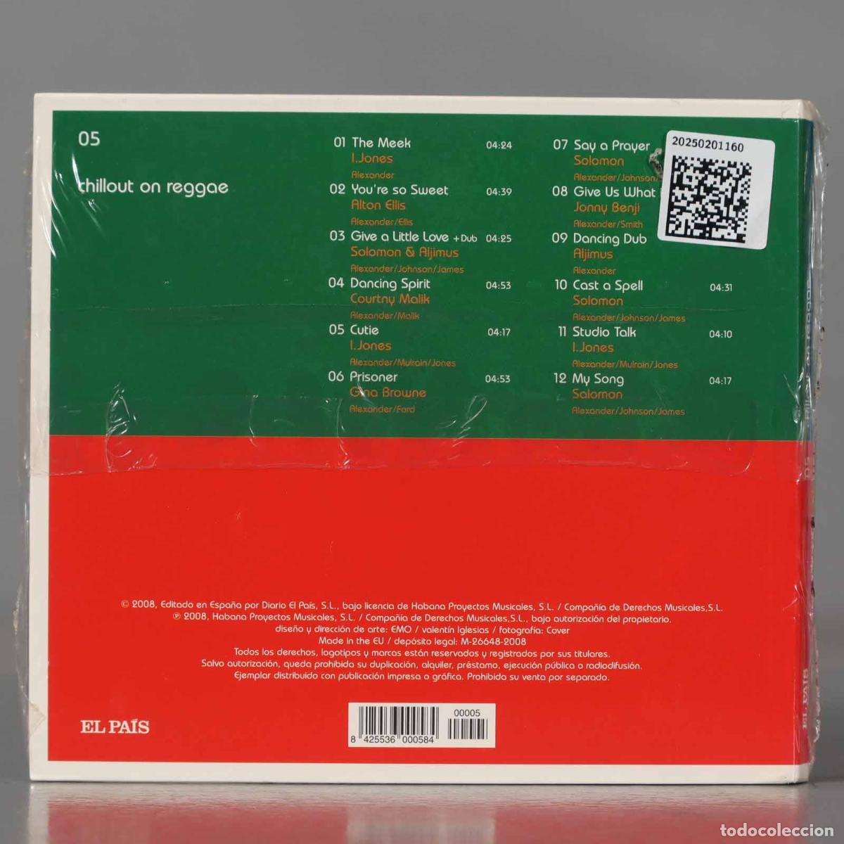 CDs de m&uacute;sica: CD. Diverse &ndash; 05/Chillout on Reggae. PRECINTADO - Foto 2