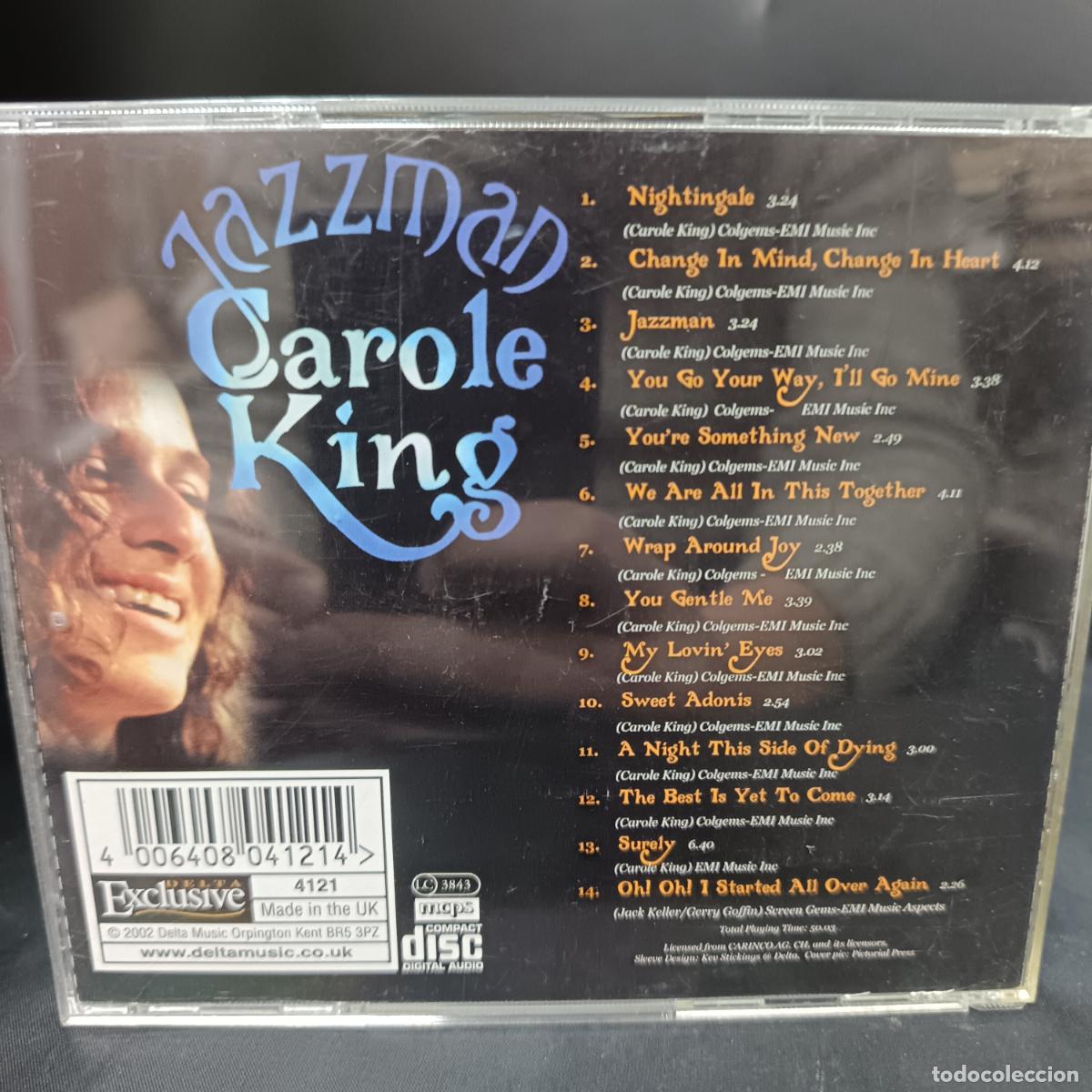 CDs de m&uacute;sica: CAROLE KING, JAZZMAN. CD - Foto 2