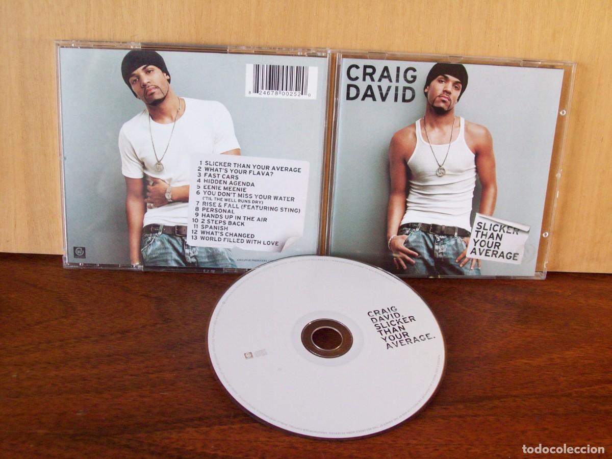 CDs de m&uacute;sica: CRAIG DAVID - SLICKER THAN YOUR AVERAGE - CD - Foto 1