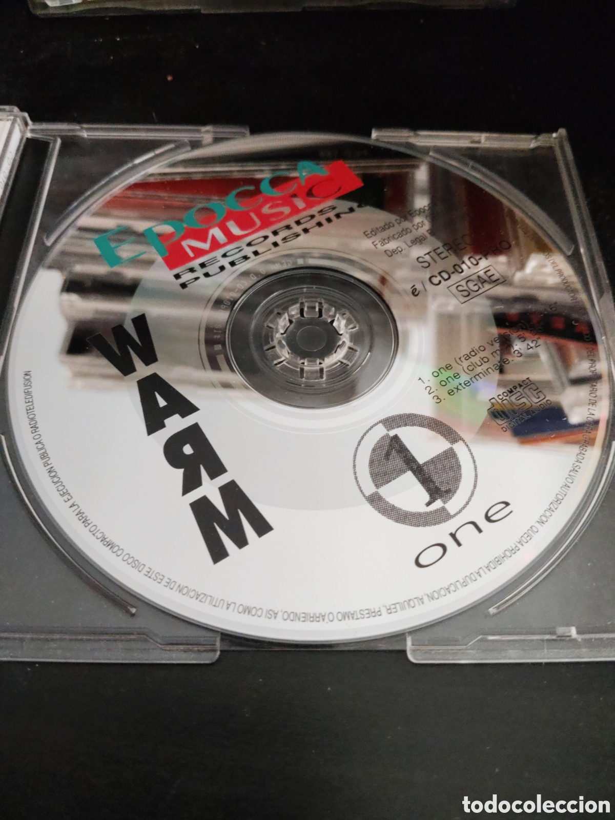 CDs de m&uacute;sica: Warm &ndash;&nbsp;One Cd maxi single promo 1994 Espa&ntilde;a - Foto 2