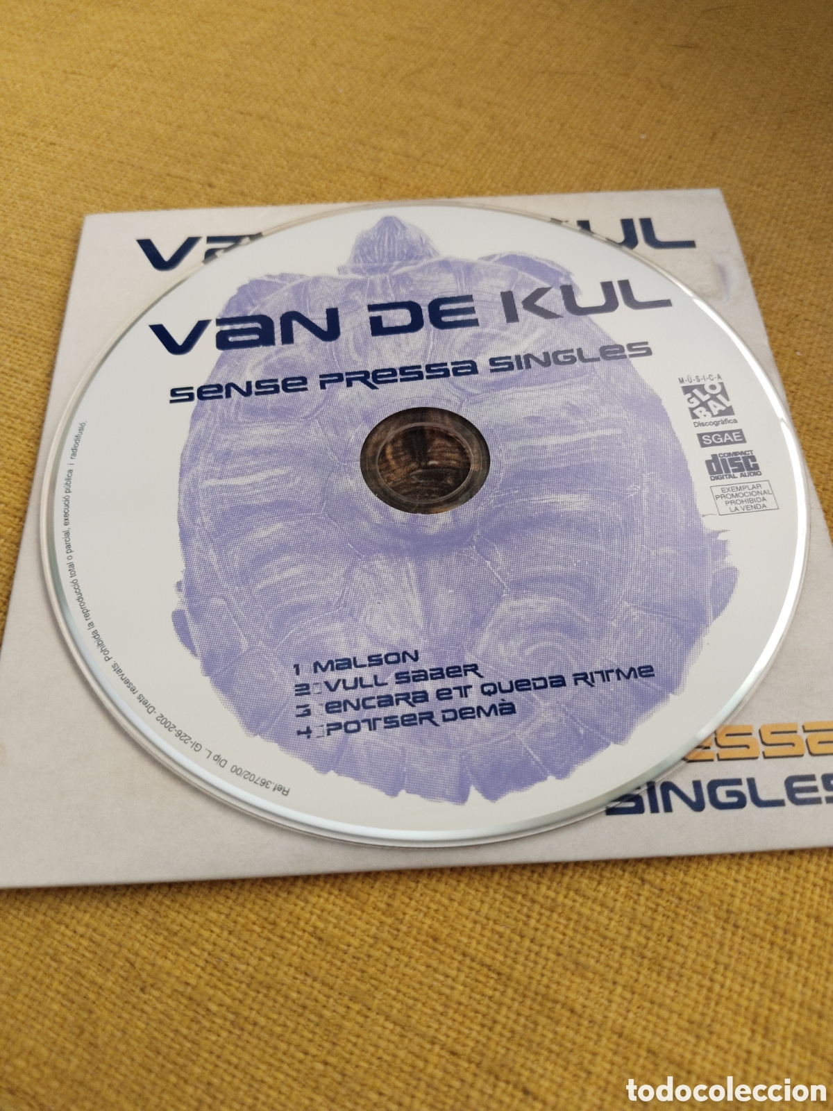 CDs de m&uacute;sica: Van De Kul&nbsp;&ndash;&nbsp;Singles Cd single promo 2002 Espa&ntilde;a - Foto 3