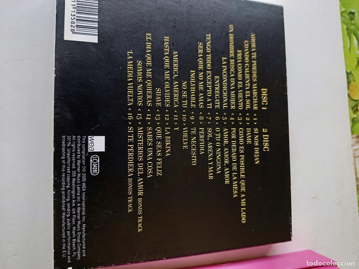 CDs de m&uacute;sica: LUIS MIGUEL, GRANDES &Eacute;XITOS, DOBLE, 2 CD, WEA, 2005 - Foto 3