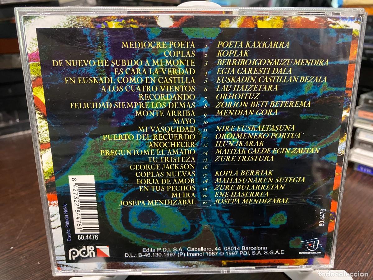 CDs de m&uacute;sica: Imanol - Joan Etorrian (CD, Album) - Foto 2