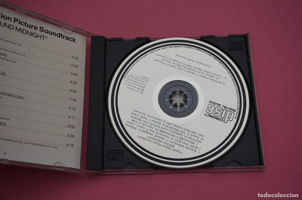 CDs de m&uacute;sica: CD - ROUND MIDNIGHT - BANDA SONORA ORIGINAL - Foto 2