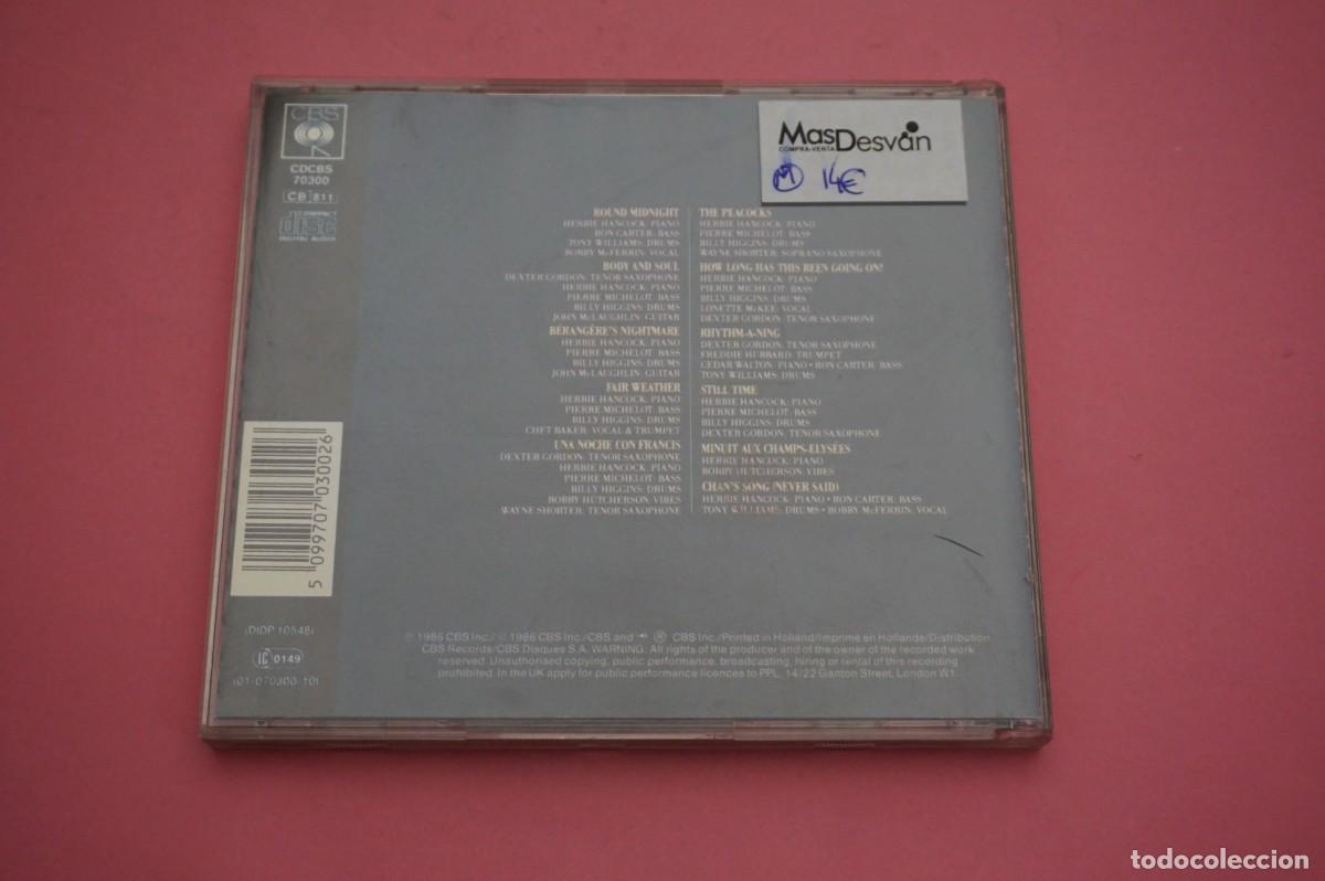 CDs de m&uacute;sica: CD - ROUND MIDNIGHT - BANDA SONORA ORIGINAL - Foto 3