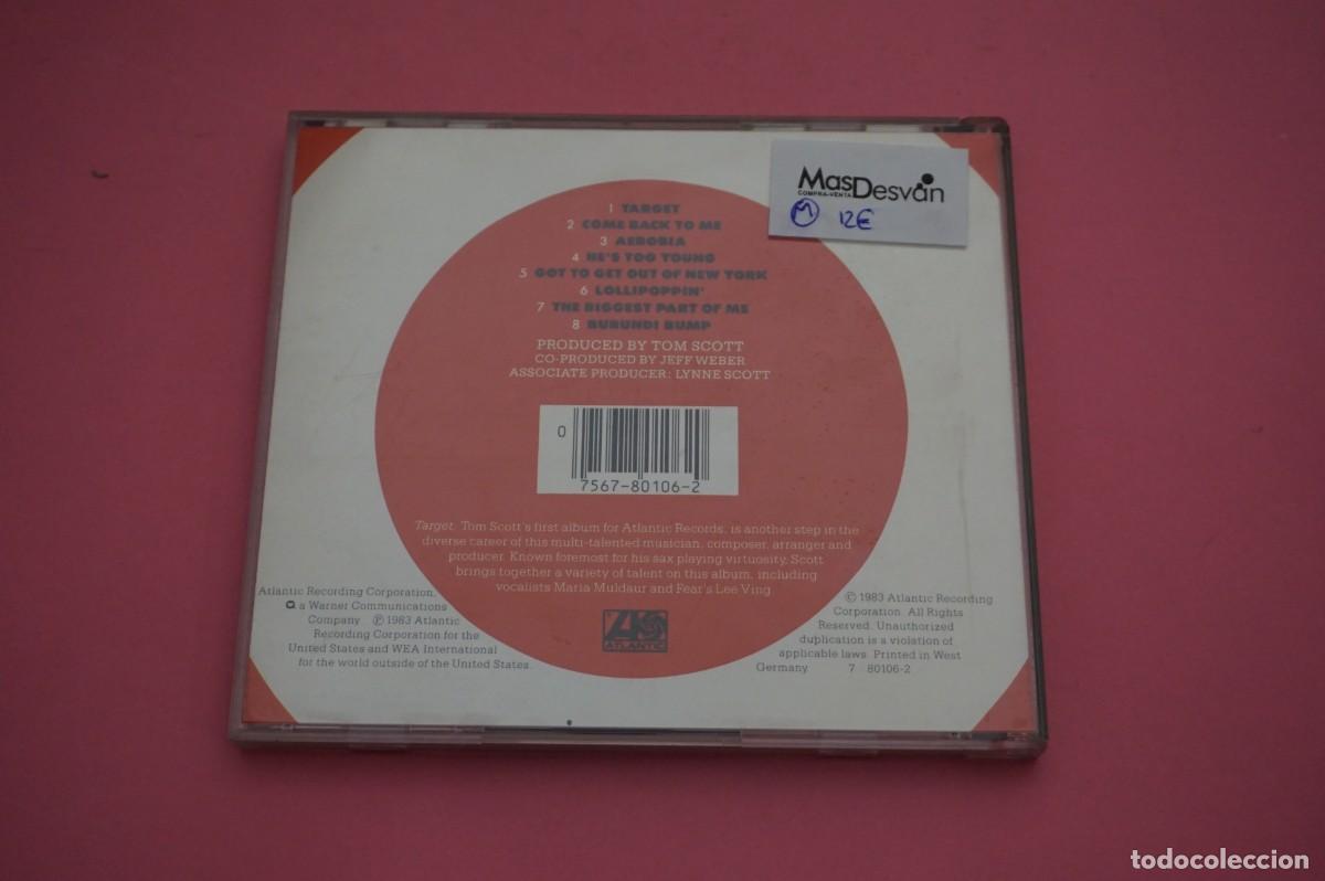 CDs de m&uacute;sica: CD - TOM SCOTT - TARGET - Foto 3