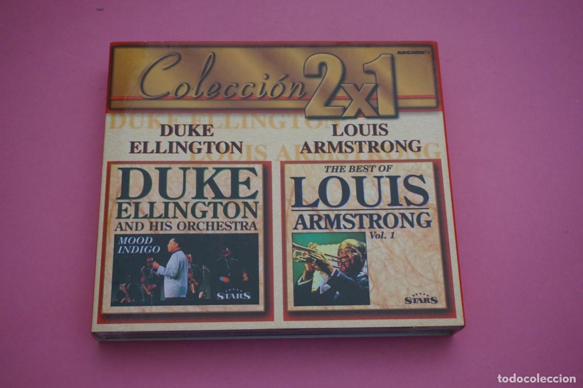 CDs de m&uacute;sica: CD - DOBLE CD - DUKE ELLINGTON - LOUIS ARMSTRONG - Foto 1