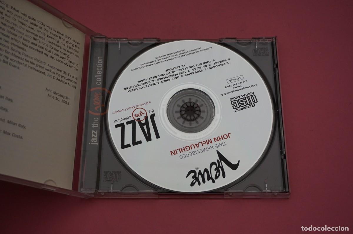 CDs de m&uacute;sica: CD - JOHN MCLAUGHLIN PLAYS BILL EVANS - TIME REMEMBERED - Foto 2