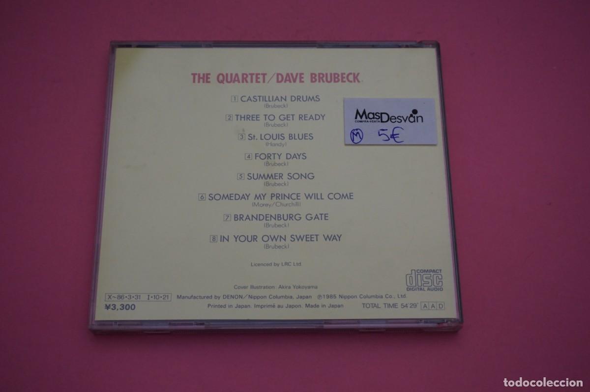 CDs de m&uacute;sica: CD - DAVE BRUBECK - THE QUARTET - Foto 3