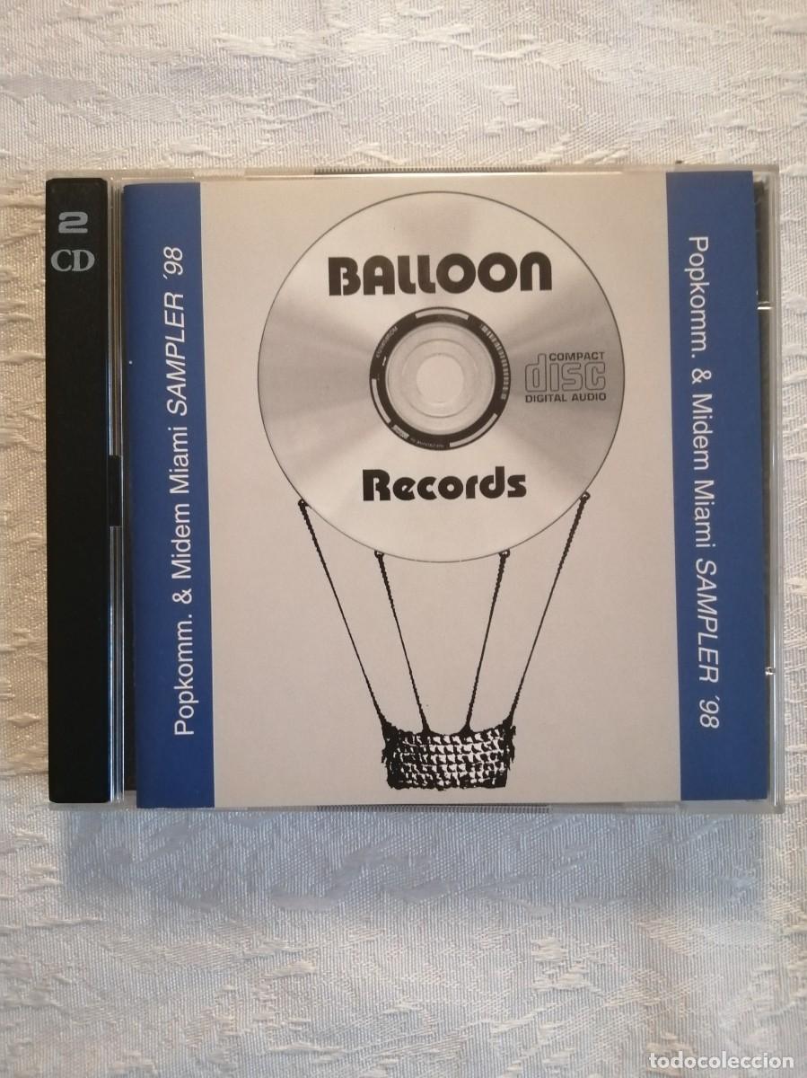 CDs de m&uacute;sica: POPKOMM & MIDEM MIAMI SAMPLER 98 (2 CDS) - Foto 1