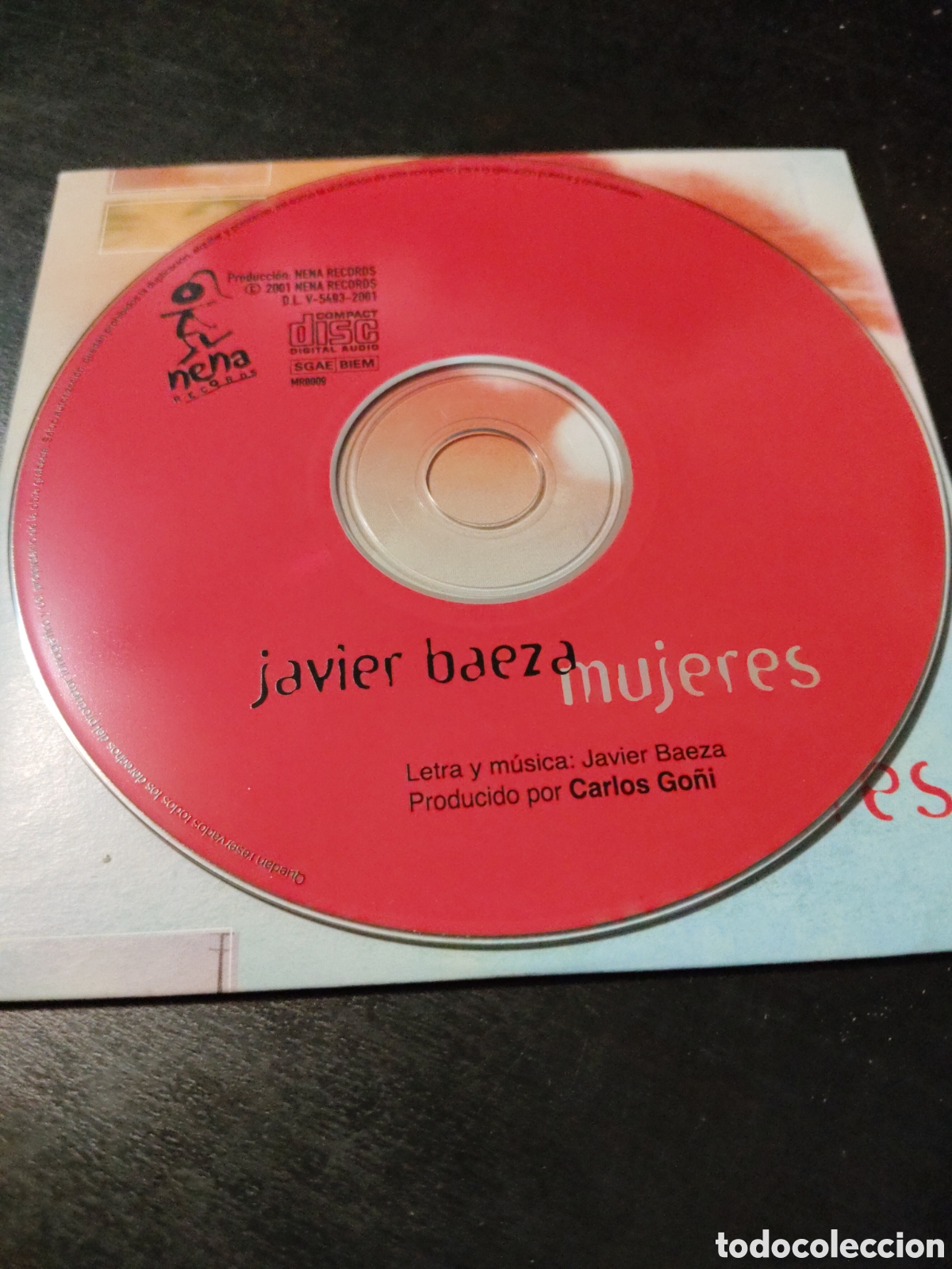 CDs de m&uacute;sica: Javier Baeza - Mujeres cd single 2001 - Foto 3