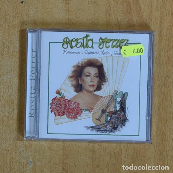 CDs de m&uacute;sica: ROSITA FERRER - HOMENAJE A QUINTERO LEON - CD - Foto 1