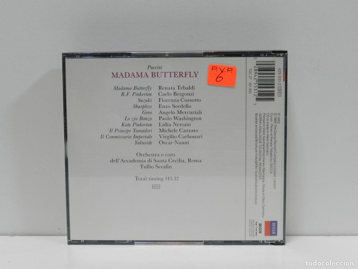 CDs de m&uacute;sica: DISCO 2 X CD. Puccini &ndash; Madama Butterfly. COMPACT DISC. - Foto 2