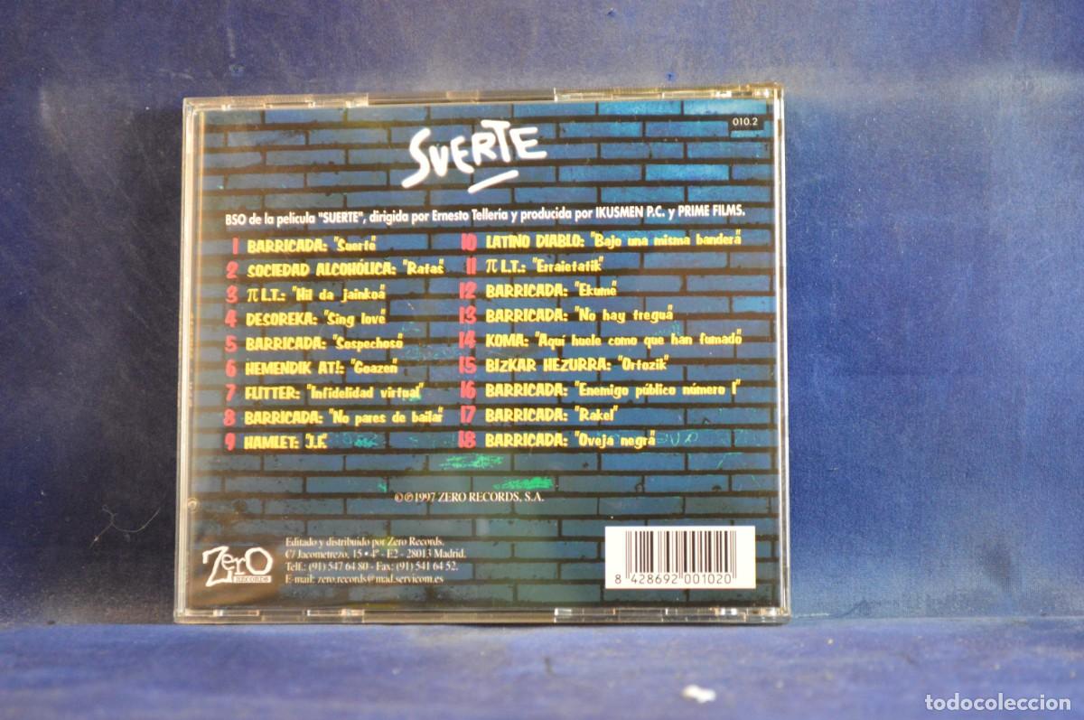 CDs de m&uacute;sica: VARIOUS &ndash; SUERTE (BANDA SONORA ORIGINAL) - CD - Foto 2