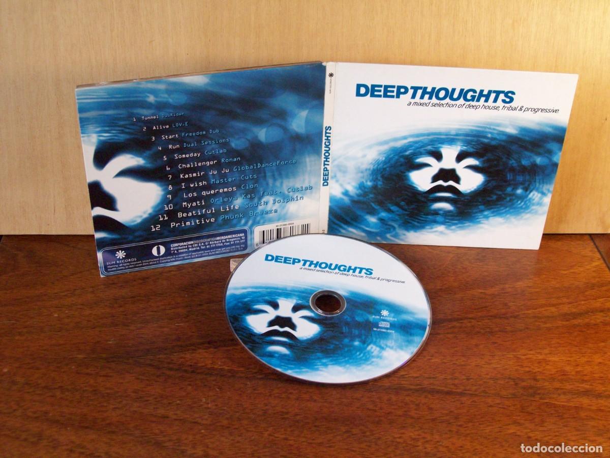 CDs de m&uacute;sica: DEEP THOUGHTS - A MIXED SELECTION OF DEEP HOUSE TRIBAL & PROGRESIVE - CD DIGPACK - Foto 1
