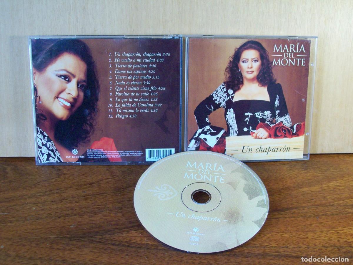 CDs de m&uacute;sica: MARIA DEL MONTE - UN CHAPARRON - CD - Foto 1