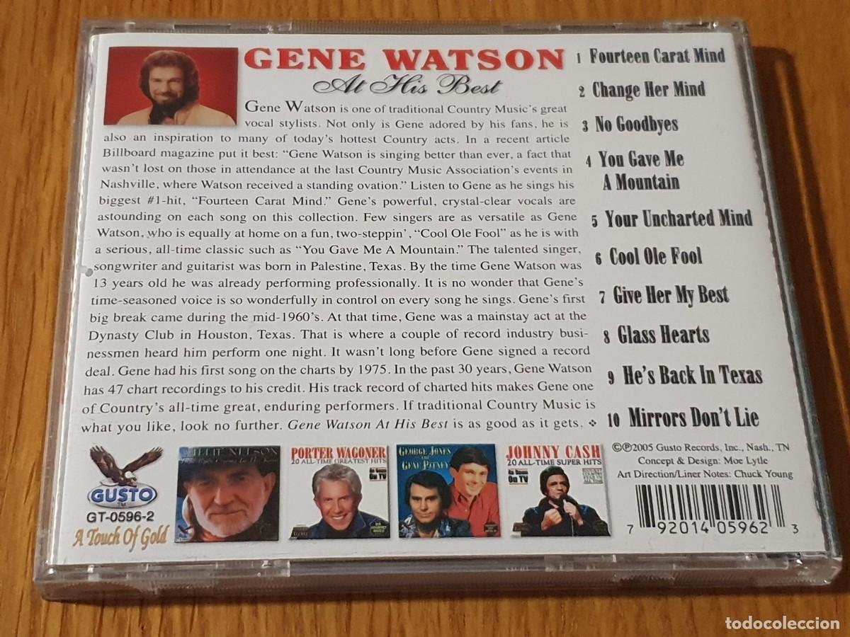 CDs de m&uacute;sica: CD Cd gene watson - at his best - 2005 - Foto 4