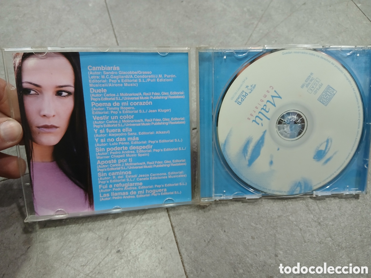 CDs de m&uacute;sica: CD. Mal&uacute;. Cambiaras. (L108) - Foto 2