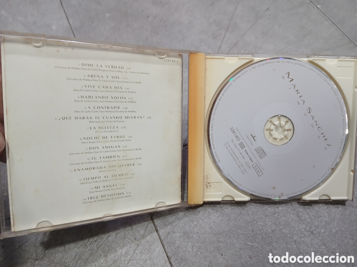 CDs de m&uacute;sica: CD. Marta S&aacute;nchez. Mi mundo. (L108) - Foto 2
