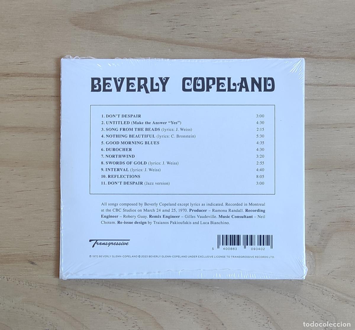 CDs de m&uacute;sica: Beberly Copeland - Untitled (1970) CD Nuevo - Foto 2
