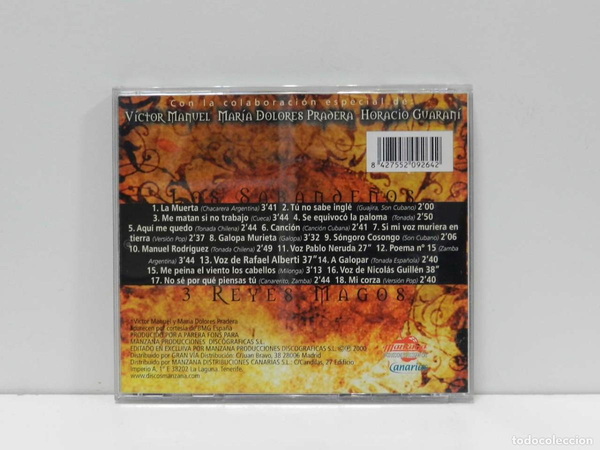CDs de m&uacute;sica: DISCO CD. Los Sabande&ntilde;os &ndash; 3 Reyes Magos. COMPACT DISC. - Foto 2