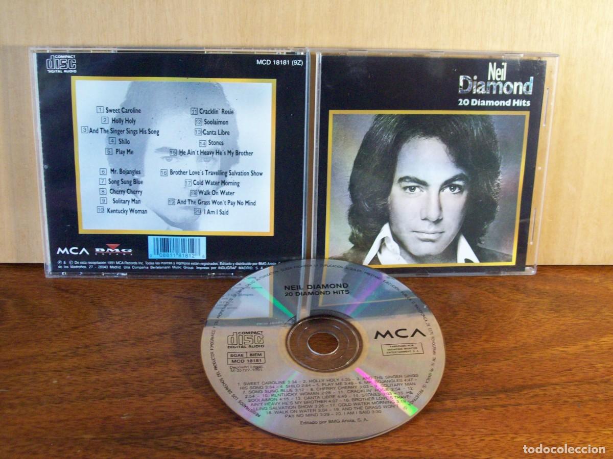 CDs de m&uacute;sica: NEIL DIAMOND - 20 DIAMOND HITS - CD - Foto 1
