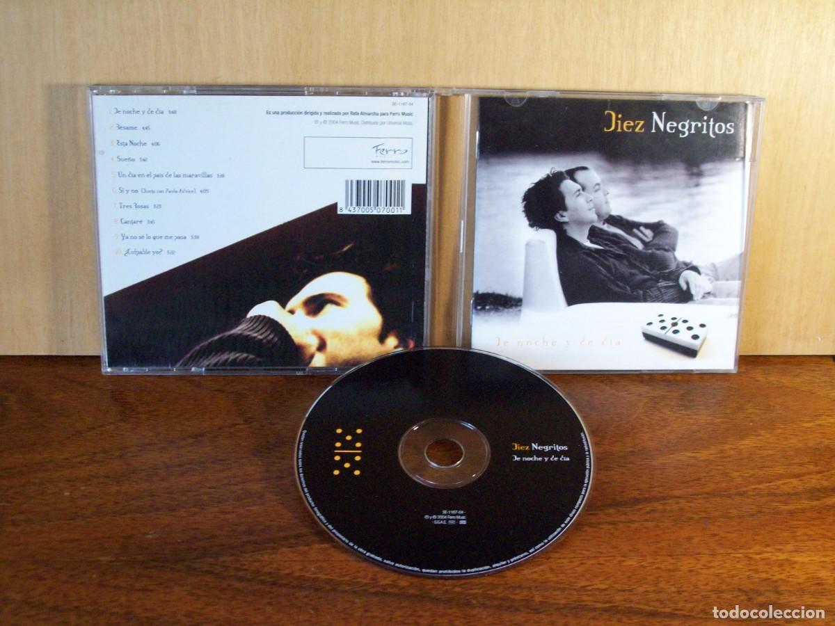 CDs de m&uacute;sica: DIEZ NEGRITOS - DE NOCHE Y DE DIA - CD