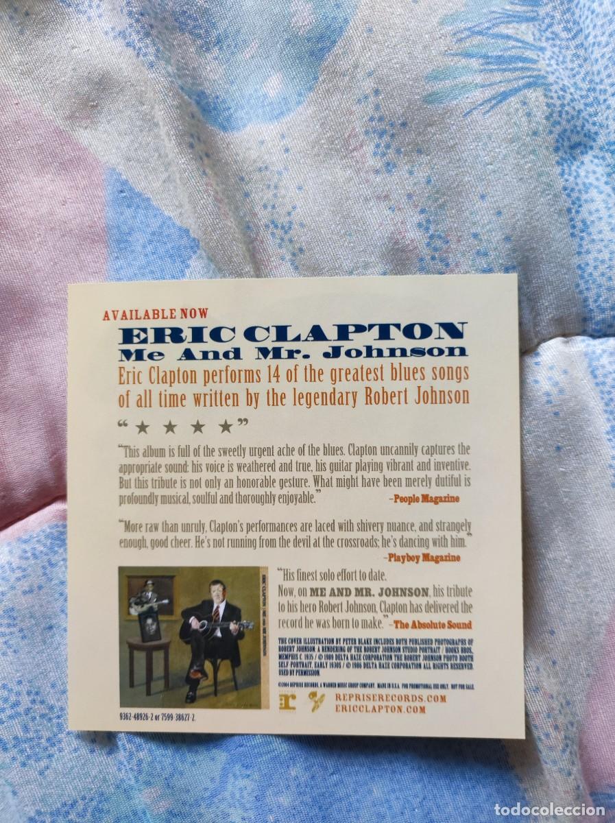 CDs de m&uacute;sica: Eric Clapton &ndash; Sessions For Robert J cd+dvd - Foto 4