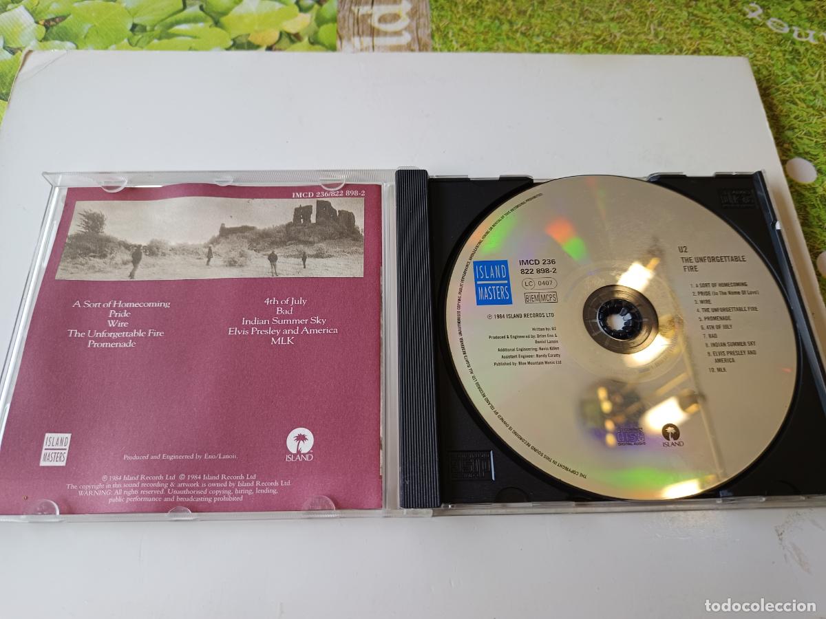 CDs de m&uacute;sica: DISCO CD. U2 &ndash; THE UNFORGETTABLE FIRE, BUEN ESTADO - Foto 3
