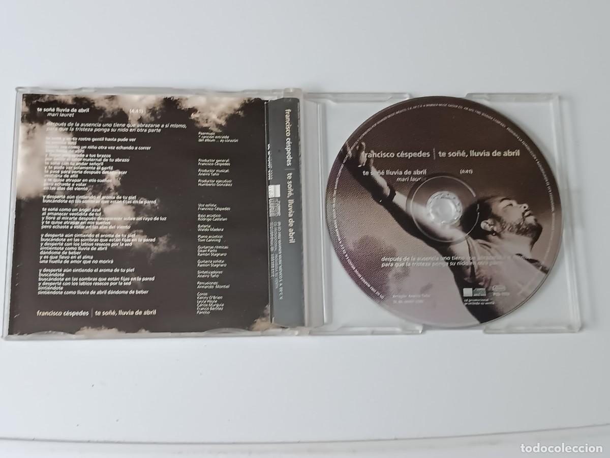 CDs de m&uacute;sica: CD FRANCISCO CESPEDES TE SO&Ntilde;E LUVIA DE ABRIL - Foto 2