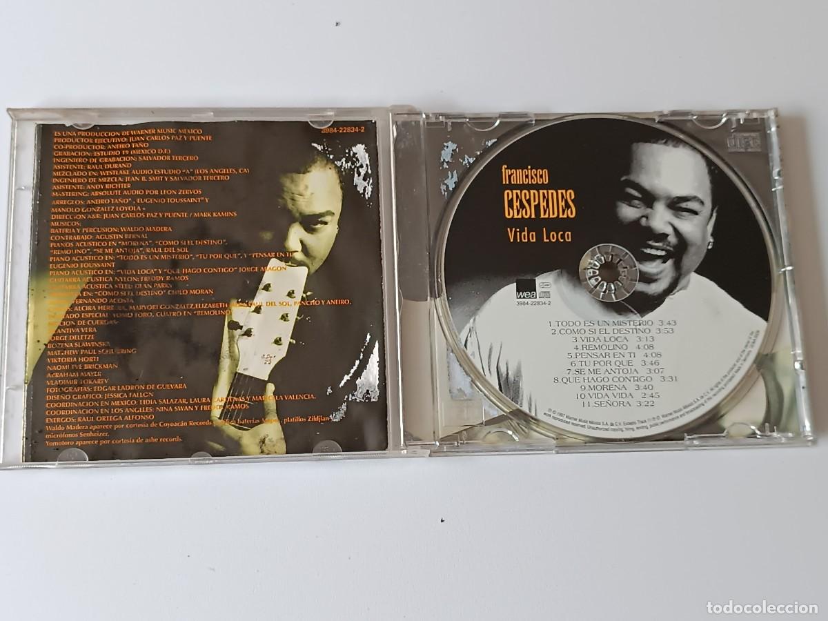 CDs de m&uacute;sica: CD FRANCISCO CESPEDES VIDA LOCA - Foto 2