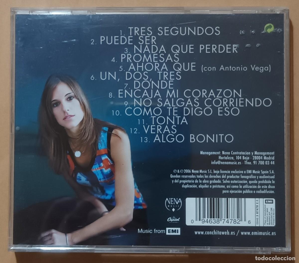 CDs de m&uacute;sica: CD - CONCHITA - NADA MAS - Foto 2