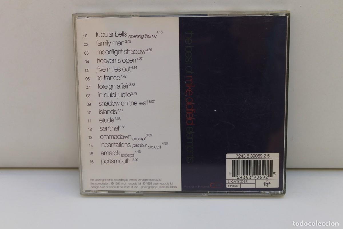 CDs de m&uacute;sica: CD- THE BEST OF MIKE OLDFIELD, ELEMENTS - Foto 3