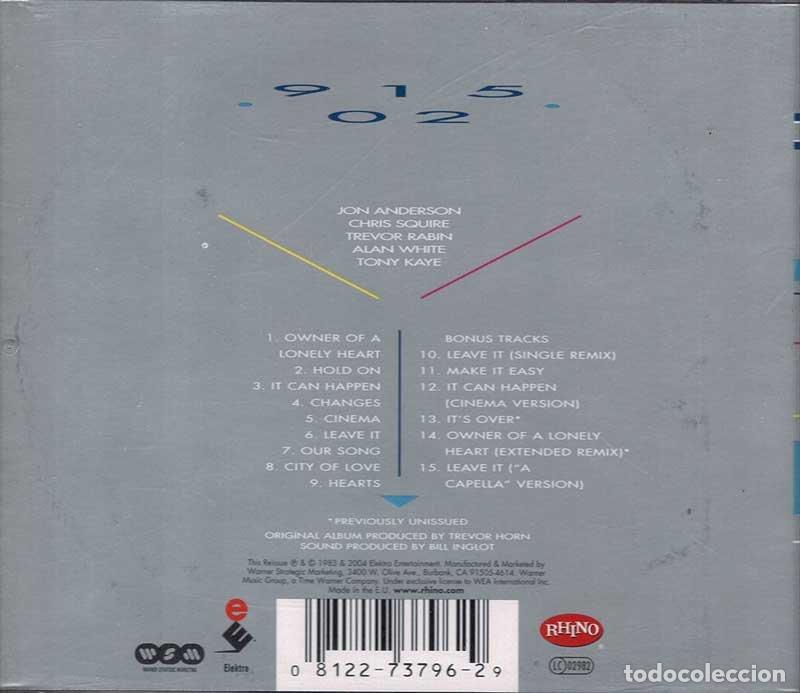 CDs de m&uacute;sica: Yes - 90125. CD - Foto 2