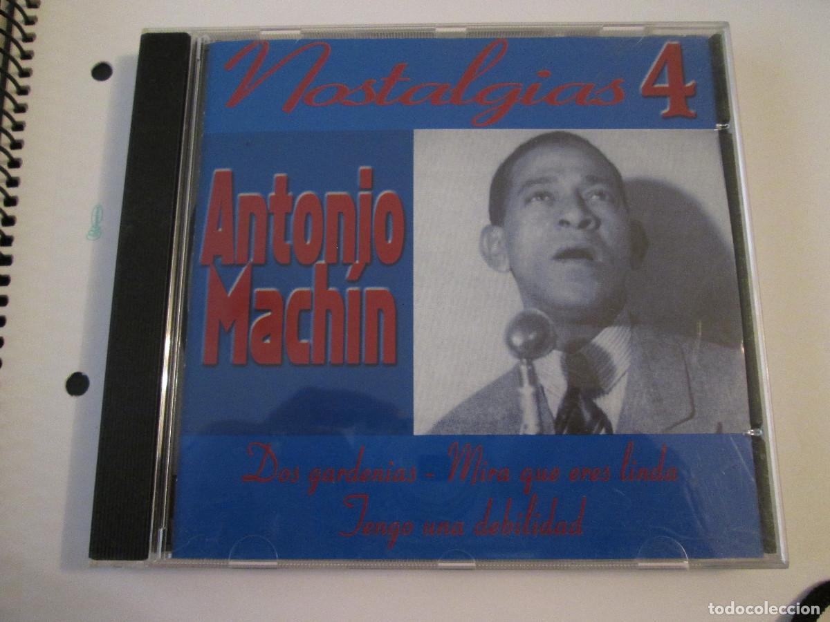 CDs de m&uacute;sica: ANTONIO MACHIN - NOSTALGICAS 4 - CD - 20 TEMAS - Foto 1