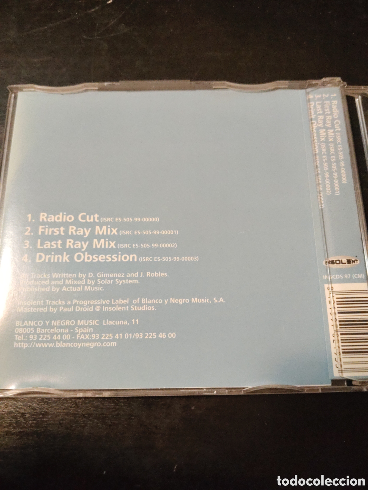 CDs de m&uacute;sica: Solar System&nbsp;&ndash;&nbsp;Always With You Cd maxi single 1999 Espa&ntilde;a - Foto 3