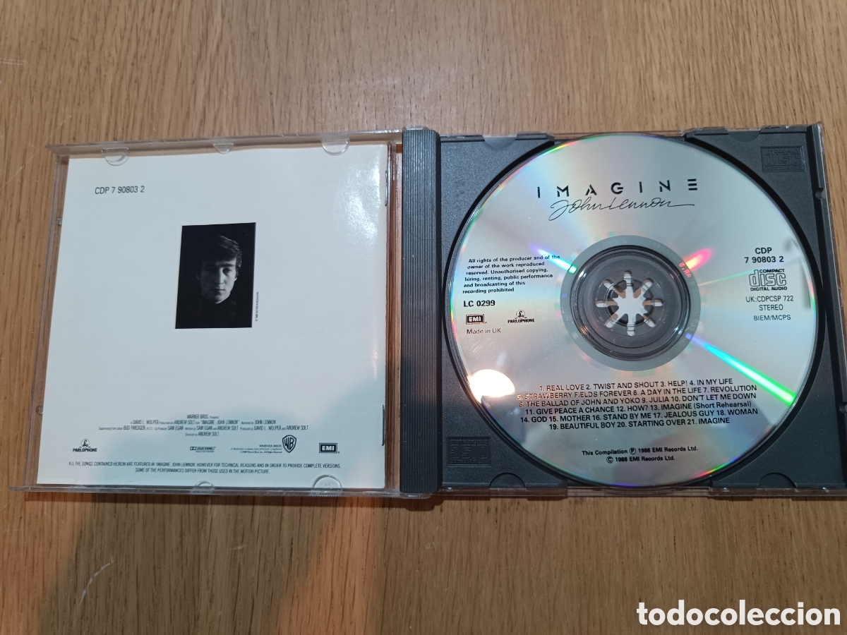 CDs de m&uacute;sica: John Lennon CD Imagine - Foto 3