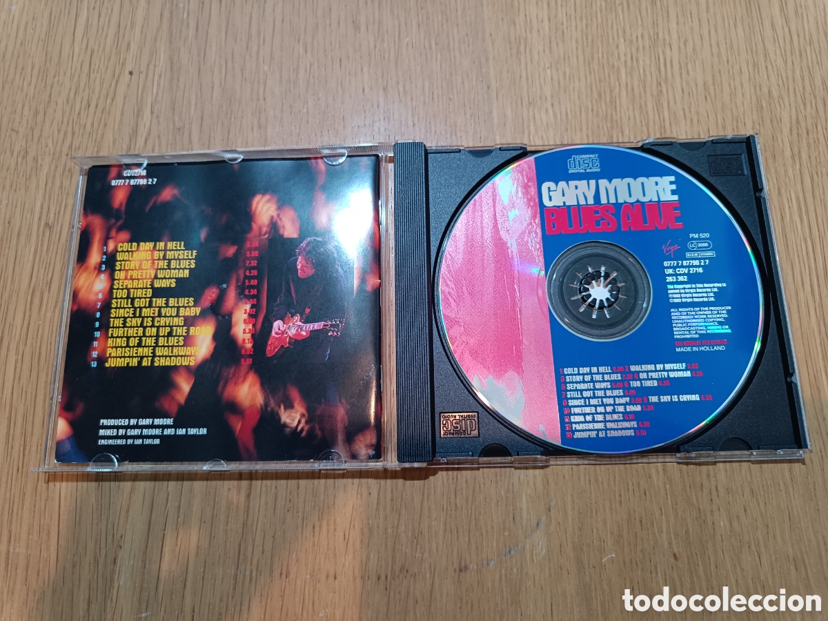 CDs de m&uacute;sica: Gary Moore CD Blues Alive - Foto 3