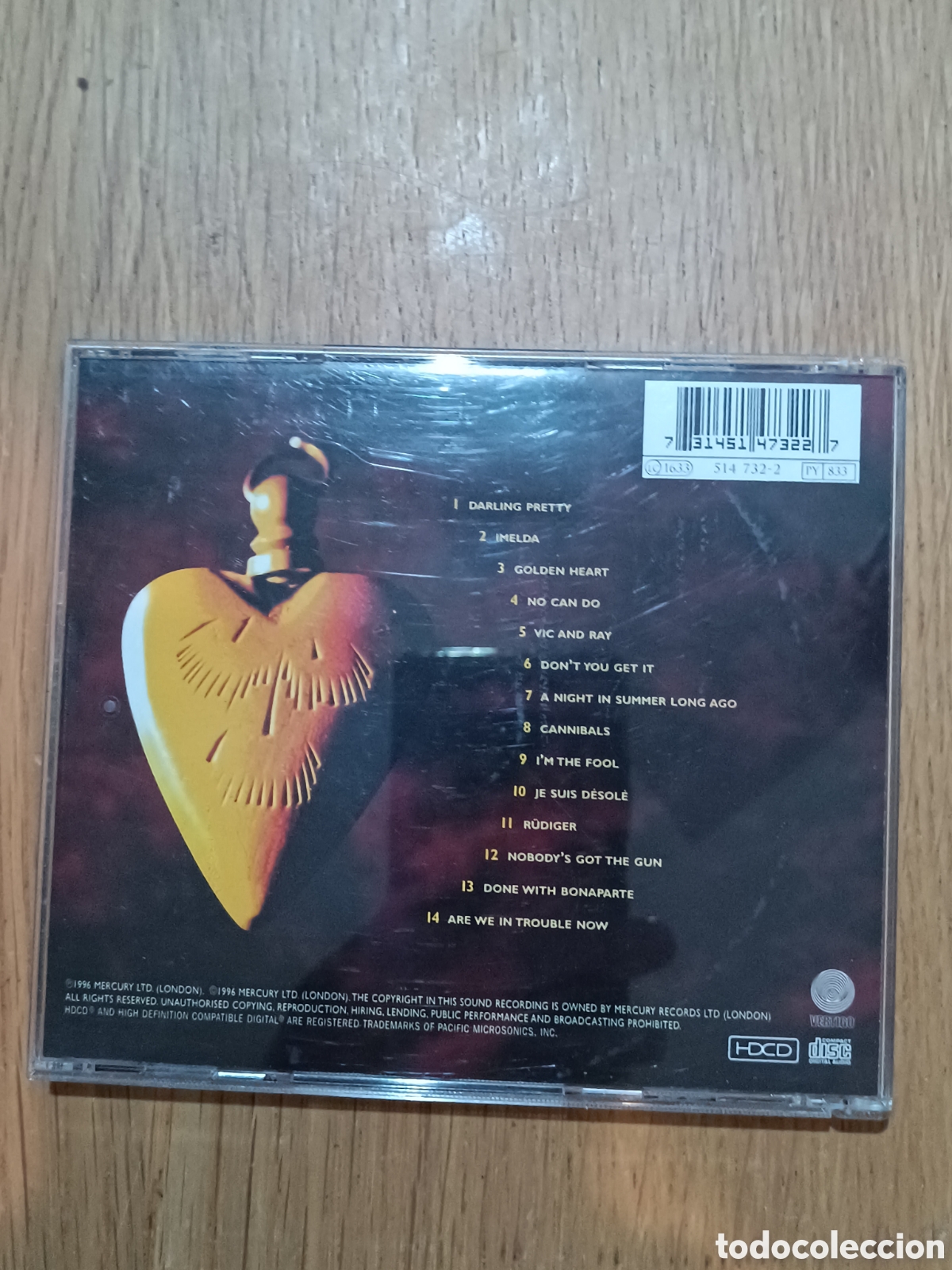CDs de m&uacute;sica: Mark Knopfler CD Golden Heart - Foto 2