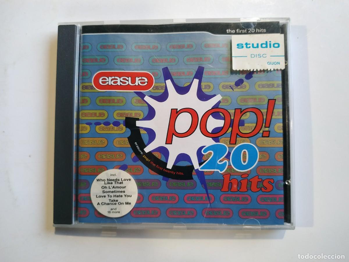 CDs de m&uacute;sica: CD ERASURE POP 20 HITS - Foto 1